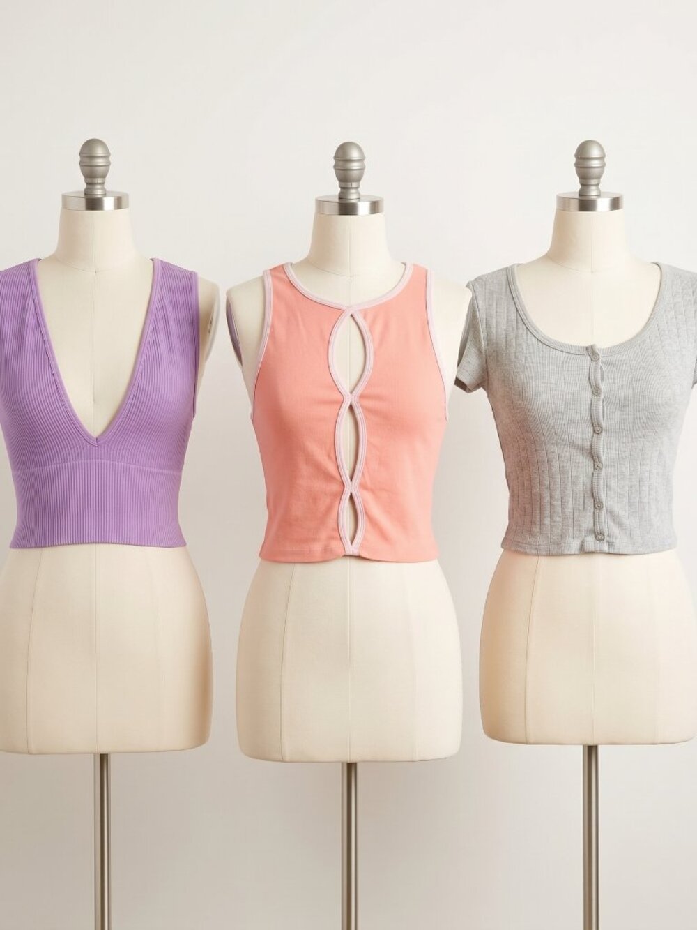 Brandy Melville & Urban Outfitters Out From Under Crop Top Lot (3) XS/S